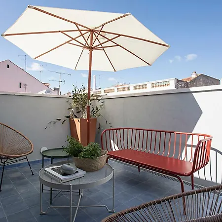 Апартаменты Piso Azul Premium In Bairro Alto *